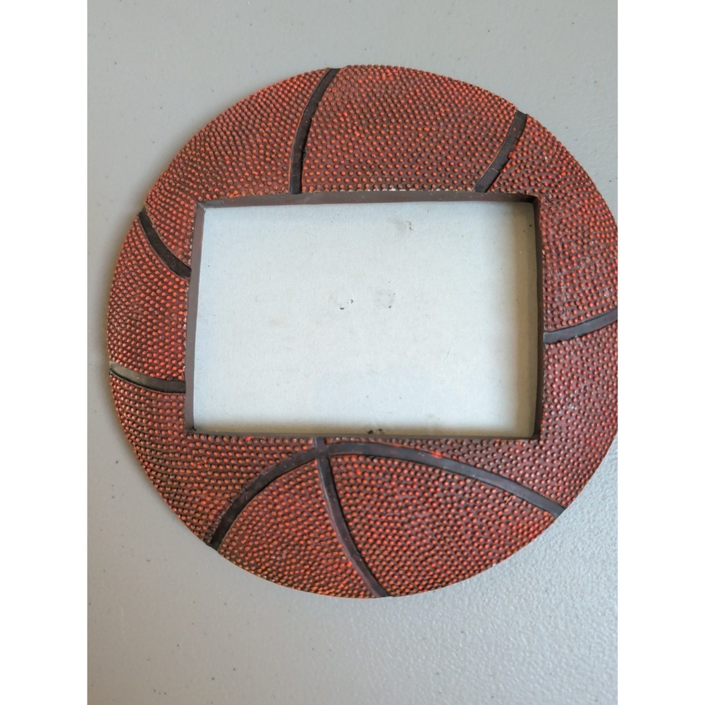 Connoisseur Frames Basketball Shaped Sports Photo Frame 3.5x5 Vintage Resin